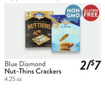 Fresh Thyme Blue Diamond Nut-Thins Crackers offer