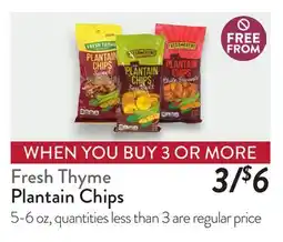 Fresh Thyme Fresh Thyme Plantain Chips offer