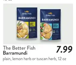 Fresh Thyme The Better Fish Barramundi offer