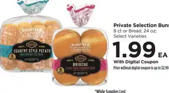 Food 4 Less Private Selection Buns offer