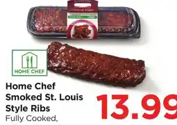 Food 4 Less Home Chef Smoked St. Louis Style Ribs offer