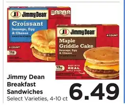 Food 4 Less Jimmy Dean Breakfast Sandwiches offer