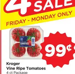 Food 4 Less Kroger Vine Ripe Tomatoes offer
