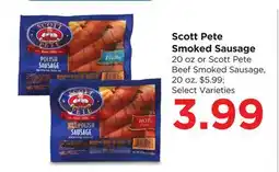 Food 4 Less Scott Pete Smoked Sausage offer