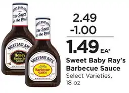 Food 4 Less Sweet Baby Ray's Barbecue Sauce offer