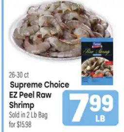 Tony’s Fresh Market Supreme Choice EZ Peel Raw Shrimp offer
