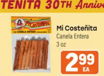 Tony’s Fresh Market Mi Costeñita Canela Entera offer