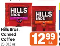 Tony’s Fresh Market Hills Bros. Canned Coffee offer