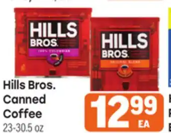 Tony’s Fresh Market Hills Bros. Canned Coffee offer