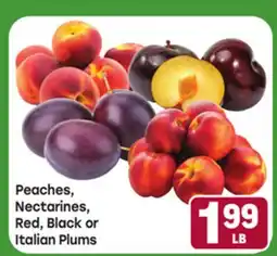 Tony’s Fresh Market Peaches, Nectarines, Red, Black or Italian Plums offer