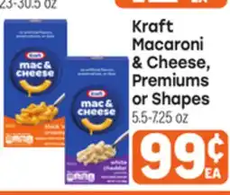 Tony’s Fresh Market Kraft Macaroni & Cheese Premiums or Shapes offer