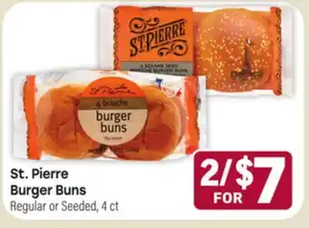 Tony’s Fresh Market St. Pierre Burger Buns offer