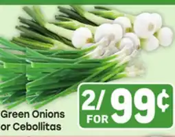 Tony’s Fresh Market Green Onions or Cebollitas offer