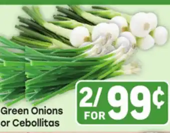 Tony’s Fresh Market Green Onions or Cebollitas offer