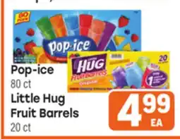 Tony’s Fresh Market Pop-ice 80 ct Little Hug Fruit Barrels 20 ct offer