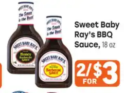 Tony’s Fresh Market Sweet Baby Ray's BBQ Sauce offer