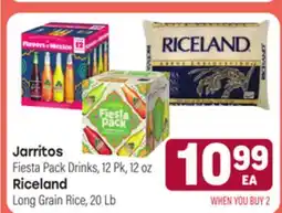 Tony’s Fresh Market Jarritos Fiesta Pack Drinks, 12Pk, 12oz, Riceland Long Grain Rice, 20Lb offer