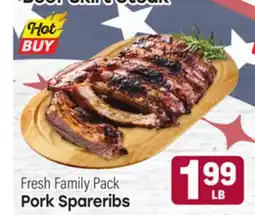 Tony’s Fresh Market Pork Spareribs offer