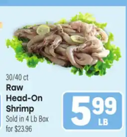 Tony’s Fresh Market Raw Head-On Shrimp offer