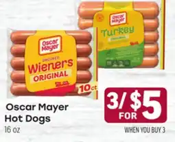 Tony’s Fresh Market Oscar Mayer Hot Dogs offer
