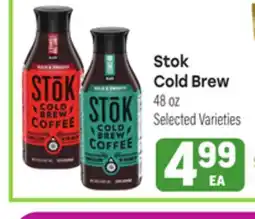 Tony’s Fresh Market Stok Cold Brew offer