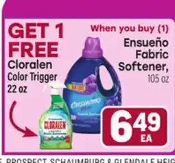 Tony’s Fresh Market Ensueño Fabric Softener offer