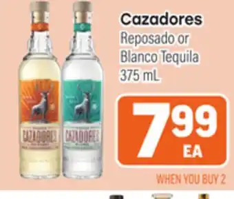 Tony’s Fresh Market Cazadores Reposado or Blanco Tequila offer