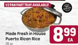 Tony’s Fresh Market Made Fresh in House Puerto Rican Rice offer