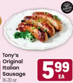 Tony’s Fresh Market Tony's Original Italian Sausage offer