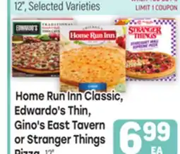 Tony’s Fresh Market Home Run Inn Classic's Thin, Edwardo's Thin, Gino's East or Stranger Things Pizza offer