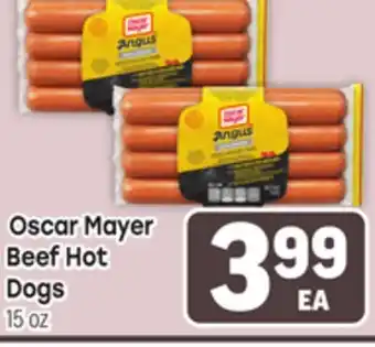 Tony’s Fresh Market Oscar Mayer Beef Hot Dogs offer