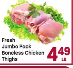 Tony’s Fresh Market Fresh Jumbo Pack Boneless Chicken Thighs offer