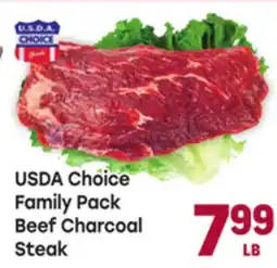 Tony’s Fresh Market USDA Choice Family Pack Beef Charcoal Steak offer