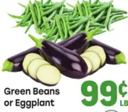 Tony’s Fresh Market Green Beans or Eggplant offer