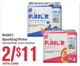 Mariano's Bubbl'r Sparkling Water offer