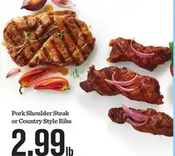 Mariano's Pork Shoulder Steak or Country Style Ribs offer
