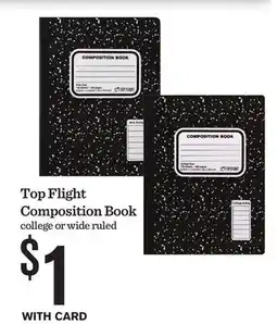 Mariano's Top Flight Composition Book offer