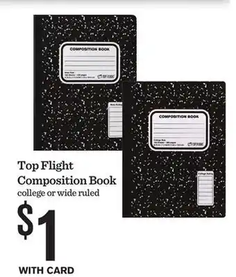 Mariano's Top Flight Composition Book offer