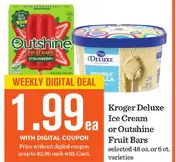 Mariano's Kroger Deluxe Ice Cream or Outshine Fruit Bars offer