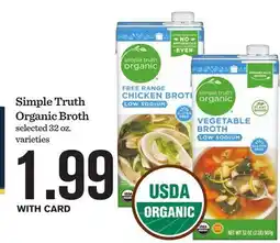 Mariano's Simple Truth Organic Broth offer