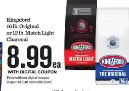 Mariano's Kingsford 16 lb. Original or 12 lb. Match Light Charcoal offer