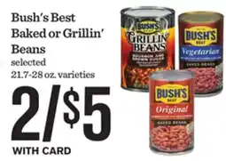 Mariano's Bush's Best Baked or Grillin' Beans offer