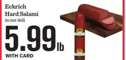 Mariano's Eckrich Hard Salami offer