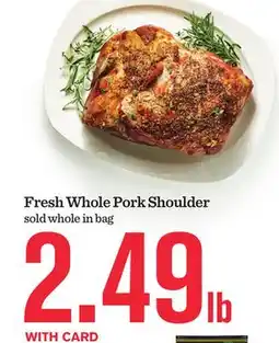 Mariano's Fresh Whole Pork Shoulder offer