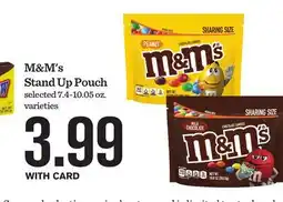 Mariano's M & M' s Stand Up Pouch offer
