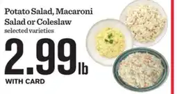 Mariano's Potato Salad, Macaroni Salad or Coleslaw offer