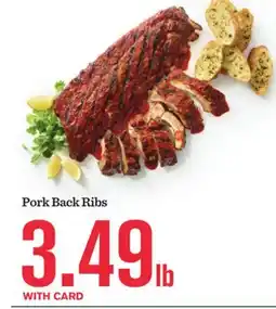 Mariano's Pork Back Ribs offer