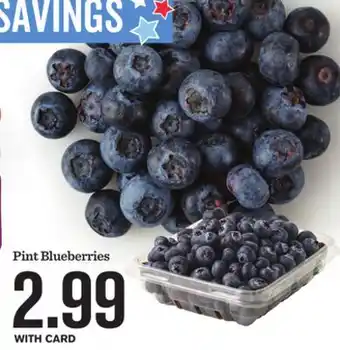 Mariano's Pint Blueberries offer