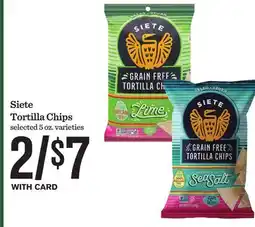Mariano's Siete Tortilla Chips offer
