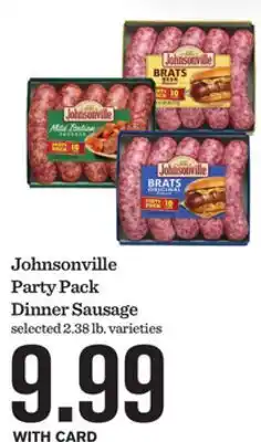 Mariano's Johnsonville Party Pack Dinner Sausage offer